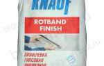 Ротбанд шпаклевка: описание и применение шпатлевки от компании Кнауф