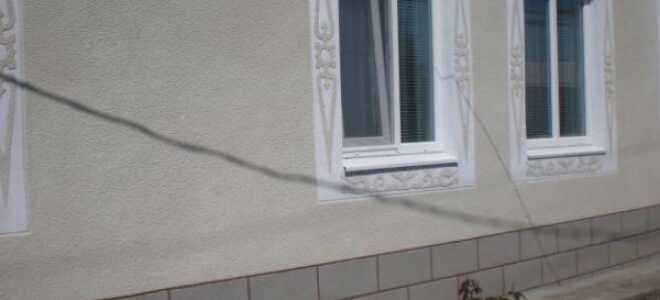 Внешняя отделка дома: шуба – павила нанесения