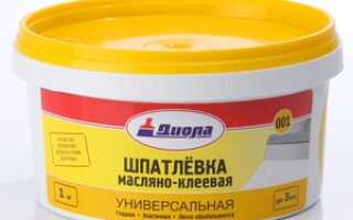 Масляно-клеевая шпатлёвка: технические характеристики