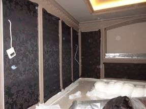 Декор стен тканью своими руками