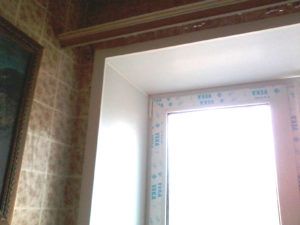 Установка профиля для откосов