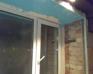Установка профиля для откосов