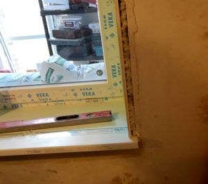 Установка профиля для откосов