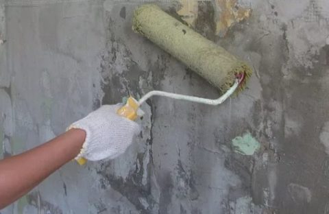 Грунтовка стен