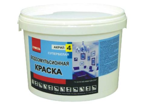 Краска с добавлением акрила