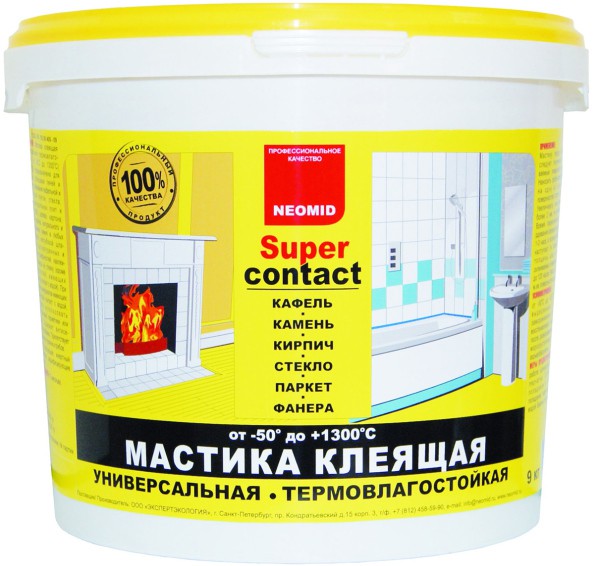Мастика для наклеивания плитки