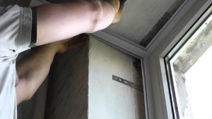 Установка профиля для откосов